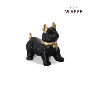 OBJECT DECO DOGGY STAND BLACK 13X8X13CM