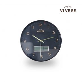 WALL CLOCK ARES BLACK 30CM