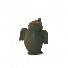 OBJECT DECO PENGUIN KEIKO GREEN 11X8X12CM