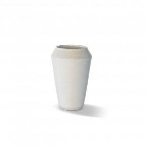 VASE DECO YUI WHITE GRAY 16.5X16.5X25CM