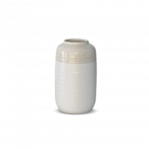 VASE DECO YUI CYLINDER WHITE GRAY 17X17X28CM
