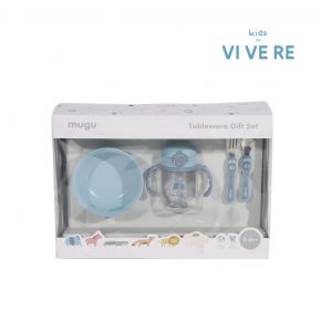 KIDS DINNEWARE GIFTSET FUN MUVI BLUE CSG