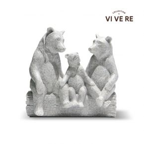 OBJECT DECO FAMILY BEAR 18.4X10.3X17.4CM