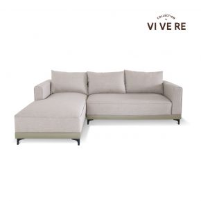 EMMA SOFA L SHAPE RIGHT GREY KHAKI