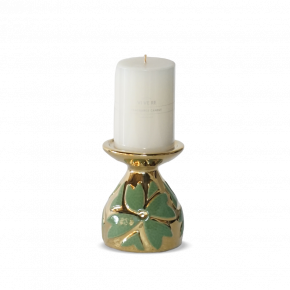 PILLAR CANDLE HOLDER REIKO SMALL GOLD GREY 11X11X13CM