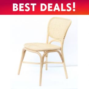 DISPLAY SALE - MACY SIDE CHAIR NATURAL 