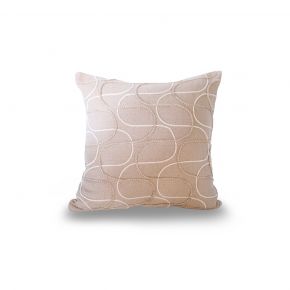 CUSHION COVER SHIN WAVE LIGHT GRAY 45X45CM