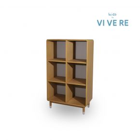 STUB BOOKCASE WHITE 2X3