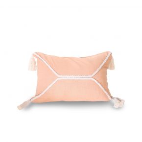 CUSHION COVER RIE PLAIN CREAM WHITE 30X45CM