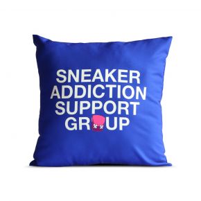 VIVERE X JSD - CUSHION COVER SNEAKER ADDICTION BLUE 45X45CM