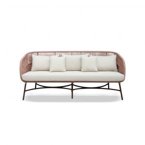 CESTO SOFA 2S - TERRACOTA CREAM
