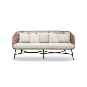 CESTO SOFA 2S - TERRACOTA CREAM