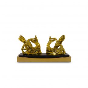 CULTURE FREE STANDING BALI COUPLE DANCER W/ GIFT BOX