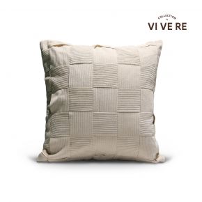 CUSHION COVER ELDAR SQUARE CREAM 45X45CM