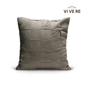 CUSHION COVER ZIVAN SQUARE BROWN 45X45CM