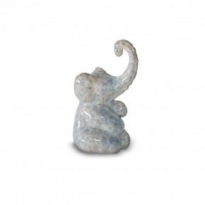 OBJECT DECO ELEPHANT SIT CREAM 11.5X9X18CM