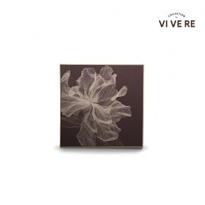 WALL DECO FLOWER PETALS BLAWHI 90X90CM