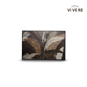 WALL DECO TROPICAL LEAVES MIXCOL 120X80CM