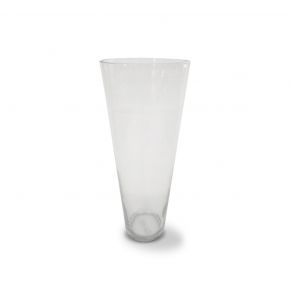 VASE KIMBA CLEAR D18.5X44CM