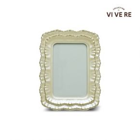 PHOTO FRAME DECO ELODIE WHITE GOLD 4X6INCH