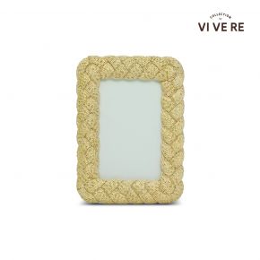 PHOTO FRAME DECO CLAIRE GOLD GRAY 4X6INCH