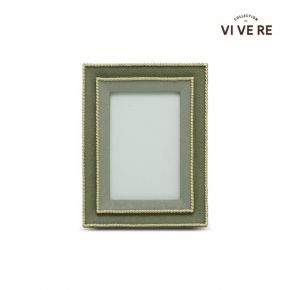 PHOTO FRAME DECO ARABELLA GREEN GOLD 4X6INCH
