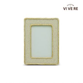 PHOTO FRAME DECO LENA IVORY GOLD 4X6INCH