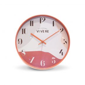 WALL CLOCK KOCHI PINK D30CM