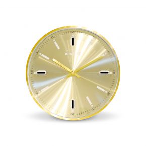 WALL CLOCK NARA GOLD D30CM