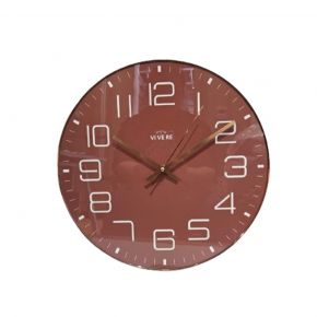WALL CLOCK KAYO RED D40CM