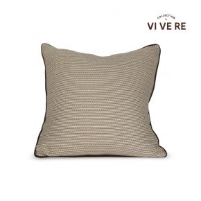CUSHION COVER KARMEN LINES GREY WHITE 45X45CM