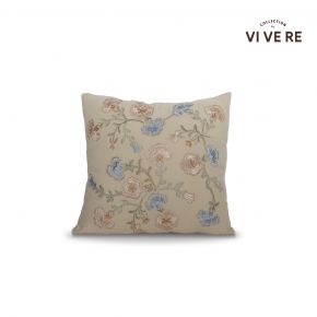 CUSHION MARGOT FLOWER WITH INSERT LIGHT PINK 45X45CM