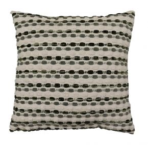 CUSHION COVER MAEVE WITH INSERT IVOVRY BLACK 45X45CM