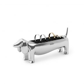 UMBRA JEWL DISH DACHSIE RING VIUM SILVER 15X4X6CM