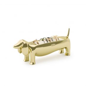 UMBRA JEWL DISH DACHSIE RING VIUM GOLD 15X4X6CM