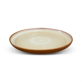 VIVERE x KALOKA - DESSERT PLATE KINARA CREAM 28 CM