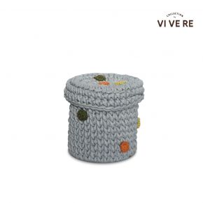 KIDS BASKET SUMBU WITH LID GRAY