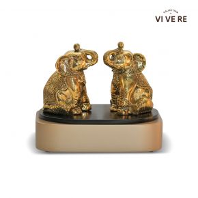 CULTURE 2 GAJAH DUDUK GOLD 23X17X19CM