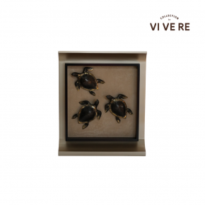 CULTURE 3 KURA SAYAP PENDEK BRONZE 37x7x44CM