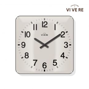 WALL CLOCK SORA SQUARE WHITE