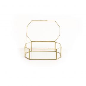 VIVERE x BOHEME - JEWL BOX TERRAEMERALD CLEAR GOLD 28X17X8 CSG