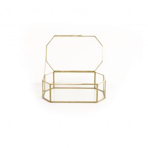 VIVERE x BOHEME - JEWL BOX TERRAEMERALD CLEAR GOLD 28X17X8 CSG