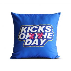 VIVERE X JSD - CUSHION COVER KICKS OF THE DAY BLUE 45X45CM