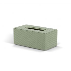 TISSUE BOX KARYN GREEN 26X14X10.5CM