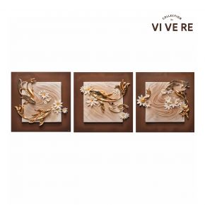 WALL DECO NEW 8KOI GOLD 180X60CM