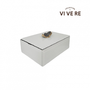 JEWL BOX MINOCS SILVER 16X12X6CM