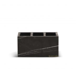 VIVERE x MARBLE & CO – MULTI FUNCTION HOLDER BELLA BLACK 19X7X10CM CSG