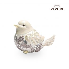 OBJECT DECO BIRD CUTE SMALL 13.5X7X10.5CM