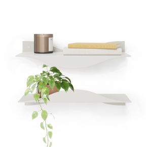 UMBRA RACK SURF SHELF SET OF 2 VIUM WHITE 43X10CM
