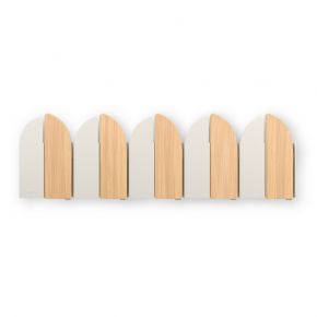UMBRA WALL HANGER SALOON VIUM NATURAL GRAY 43X13.5CM